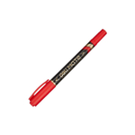 Маркер перм. 0.5-1.0 Deli Mate двойн. пиш.нак. красный EU10440