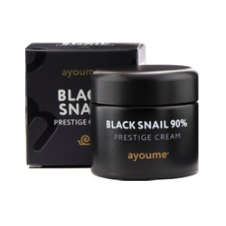 Ayoume 90% Black Snail Prestige Cream крем для лица с 90% муцина черной иберийской улитки