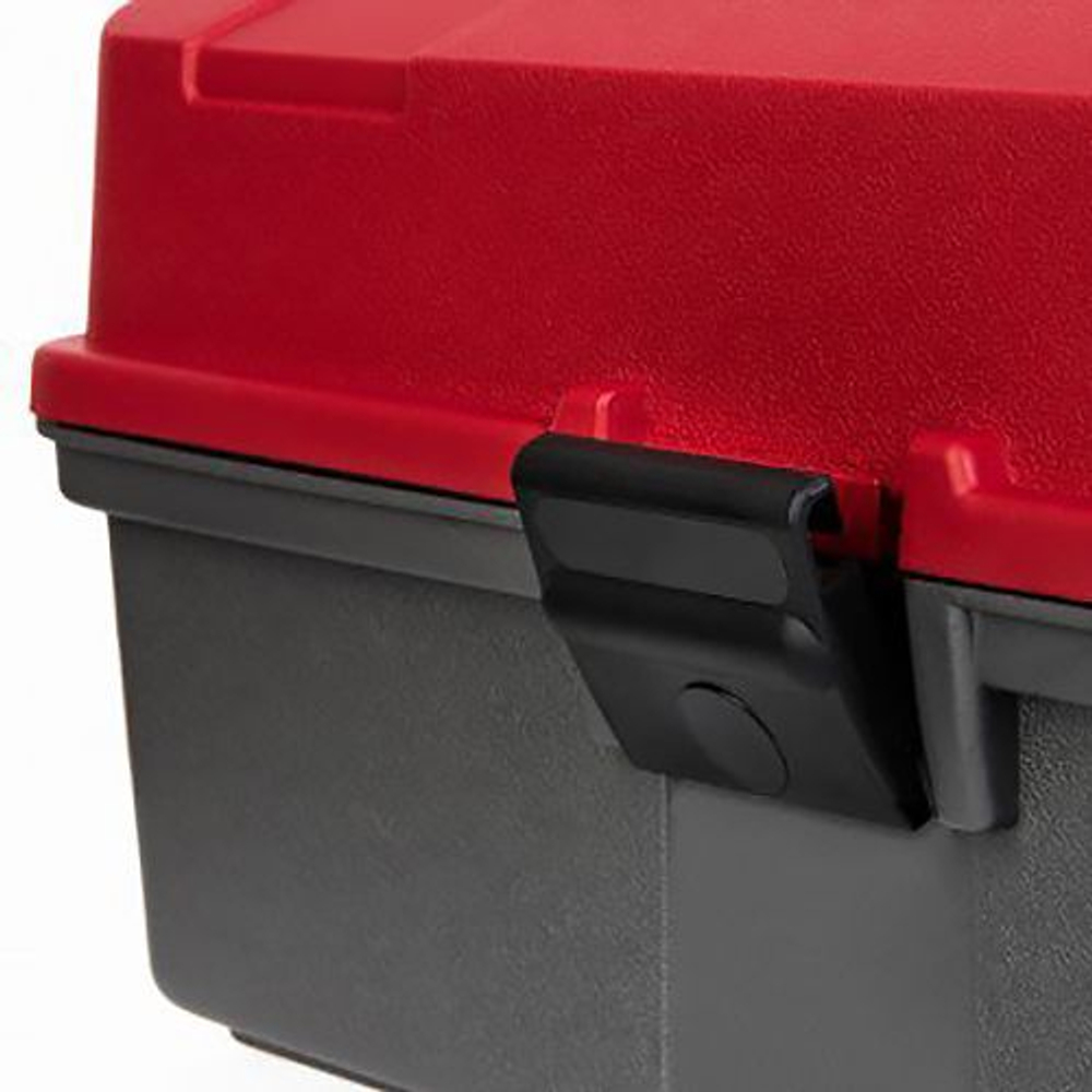 Ящик рыболовный для хранения снастей двухполочный синий