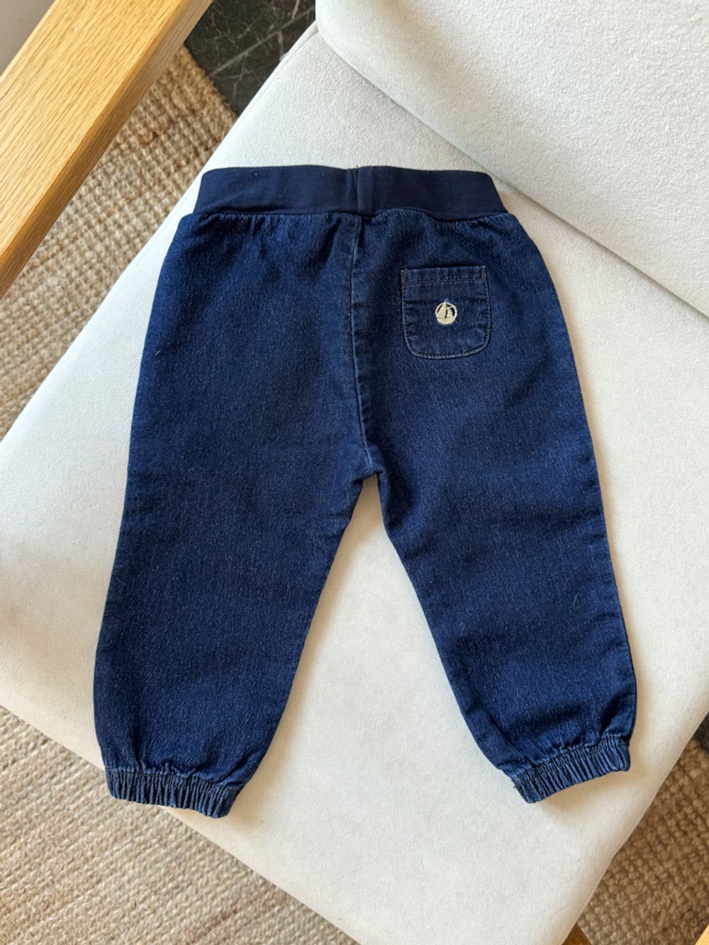 Хлопковые брюки Petit Bateau, 80