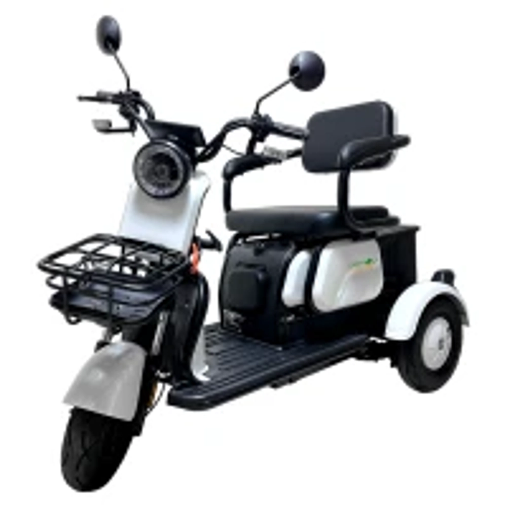 Электротрицикл CityCoco WHITE SIBERIA TRIKE MINI RED 1500W