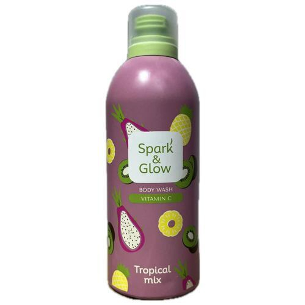 Гель-пена для душа с ароматом тропических фруктов - Tropical mix body wash, 350мл