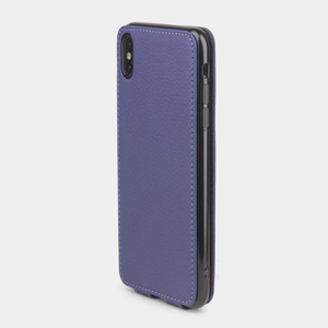 Чехол для iPhone XS Max из натуральной кожи теленка, цвета сирени