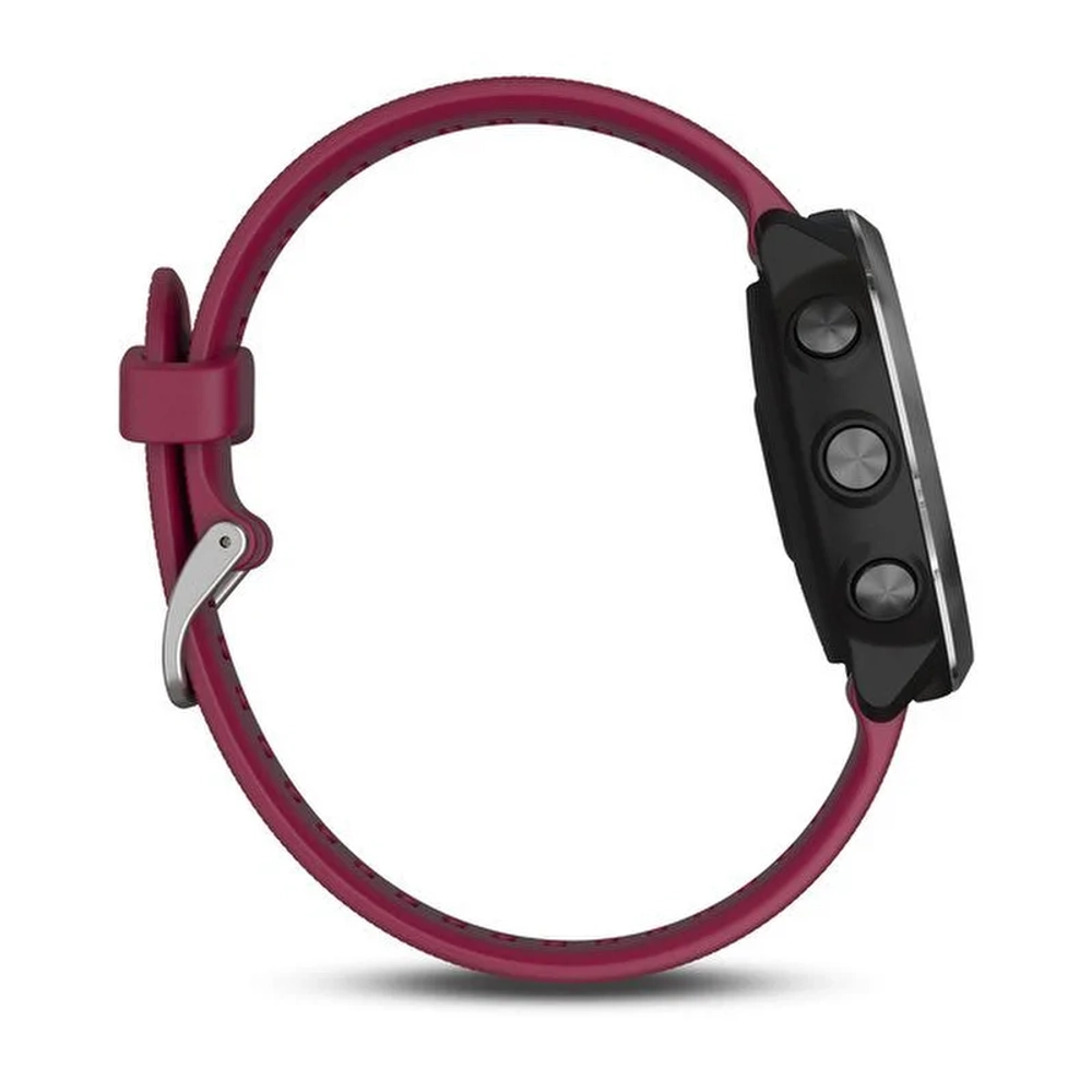 Часы для бега Garmin Forerunner 645 Music, с вишневым ремешком, 010-01863-31