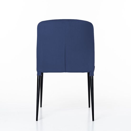 Стул Albert (Альберт), бархат синий 29