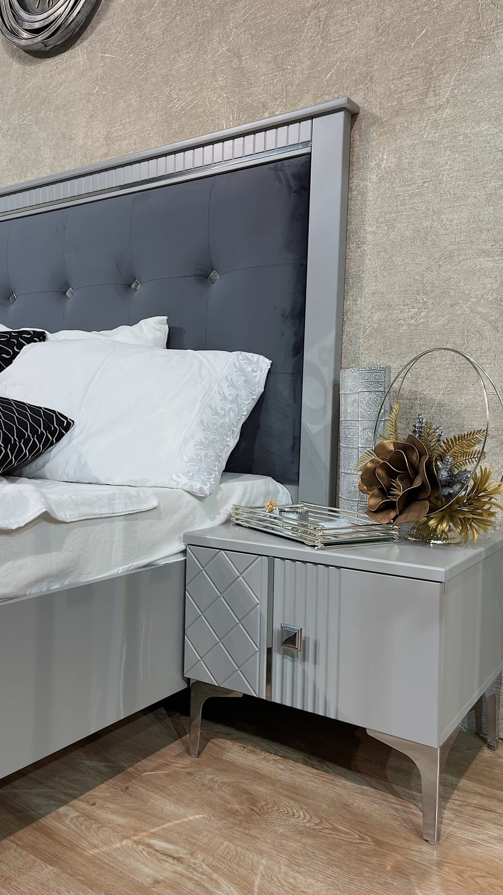 Коллекция "Лаура" Серая серебро