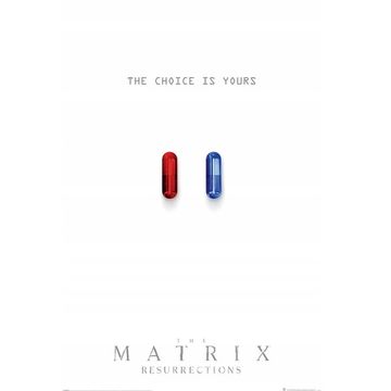 Постер PP34999 The Matrix Resurrections (The Choice is Yours)