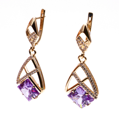 Серьги Лавандовая мечта