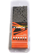 Цепь TRIX для 9 скоростей, 1/2"х11/28", 116 звеньев, пин 6,3мм, с замком, серая (50)