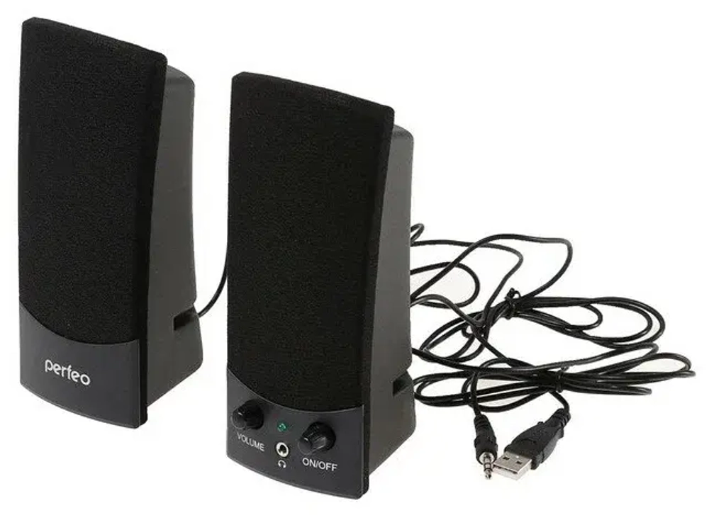 Компьютерная акустика PERFEO UNO 2*0,5Вт USB