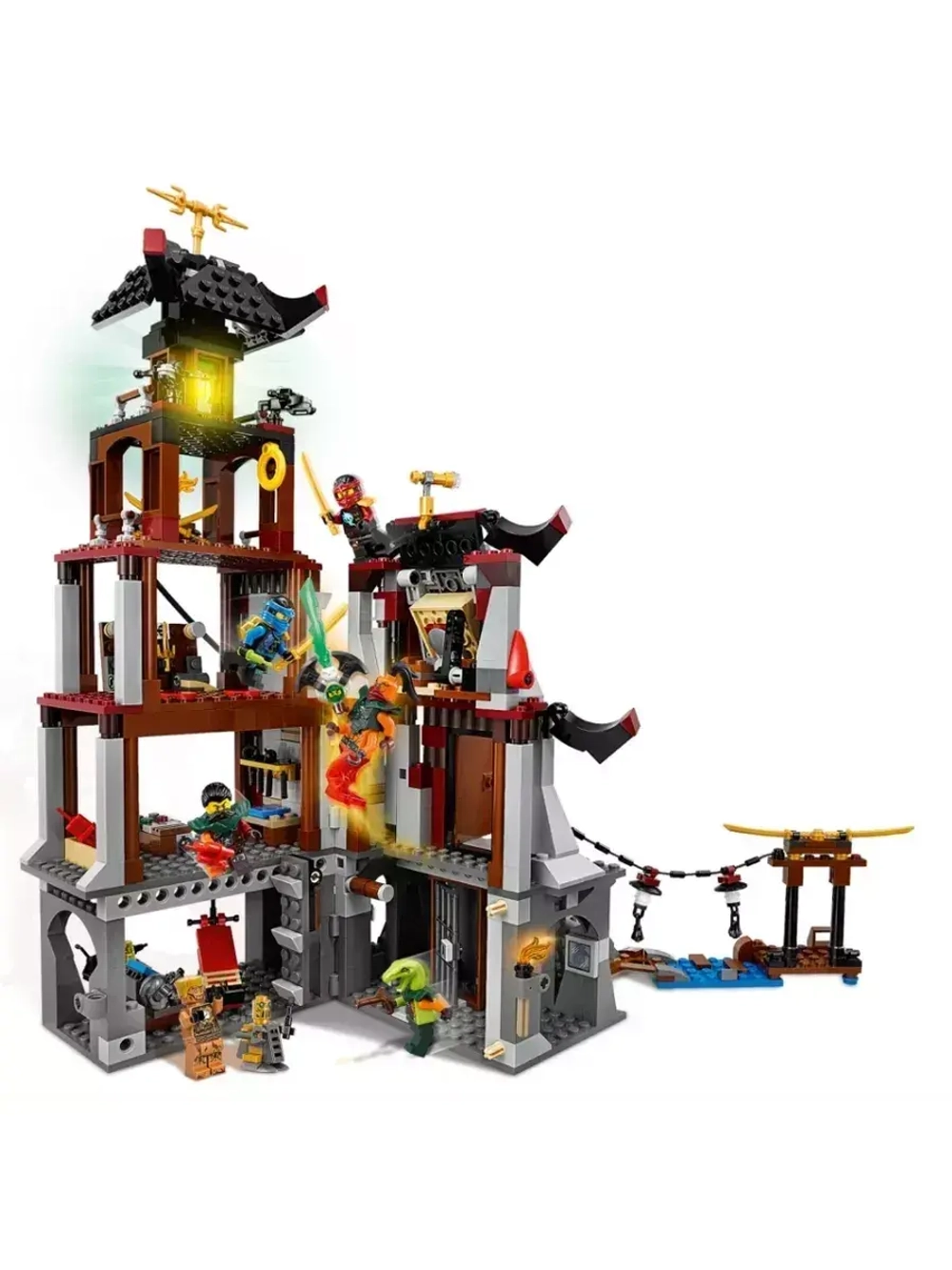 Конструктор Ниндзя Осада маяка 815 деталей