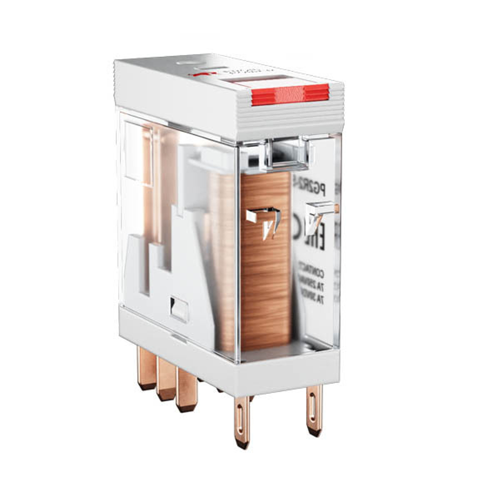 Электромеханическое реле Prompower PG2R2-S AC230 Двухполюсное Номинальный ток 7А, управление 220VAC