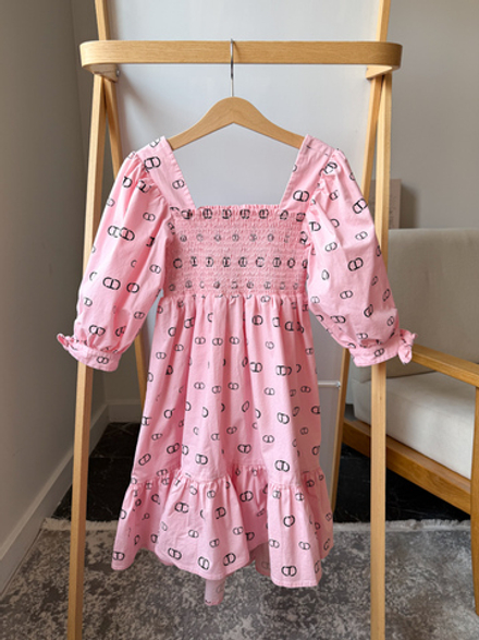 Хлопковое платье Twinset, 128