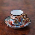 Японский чайный сервиз «Гейши в саду» в стиле «Сацума»