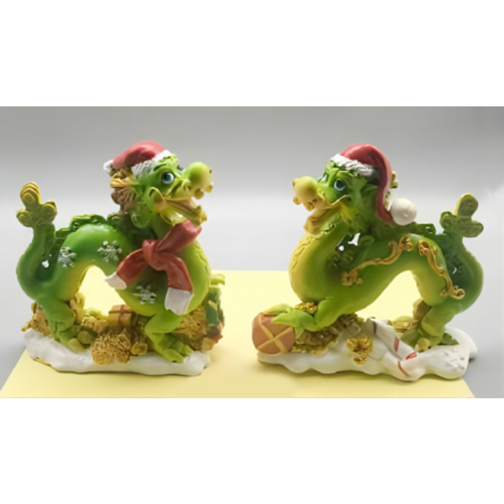 Фигурка «Изящный дракон в колпачке» 12*5*12 см, микс