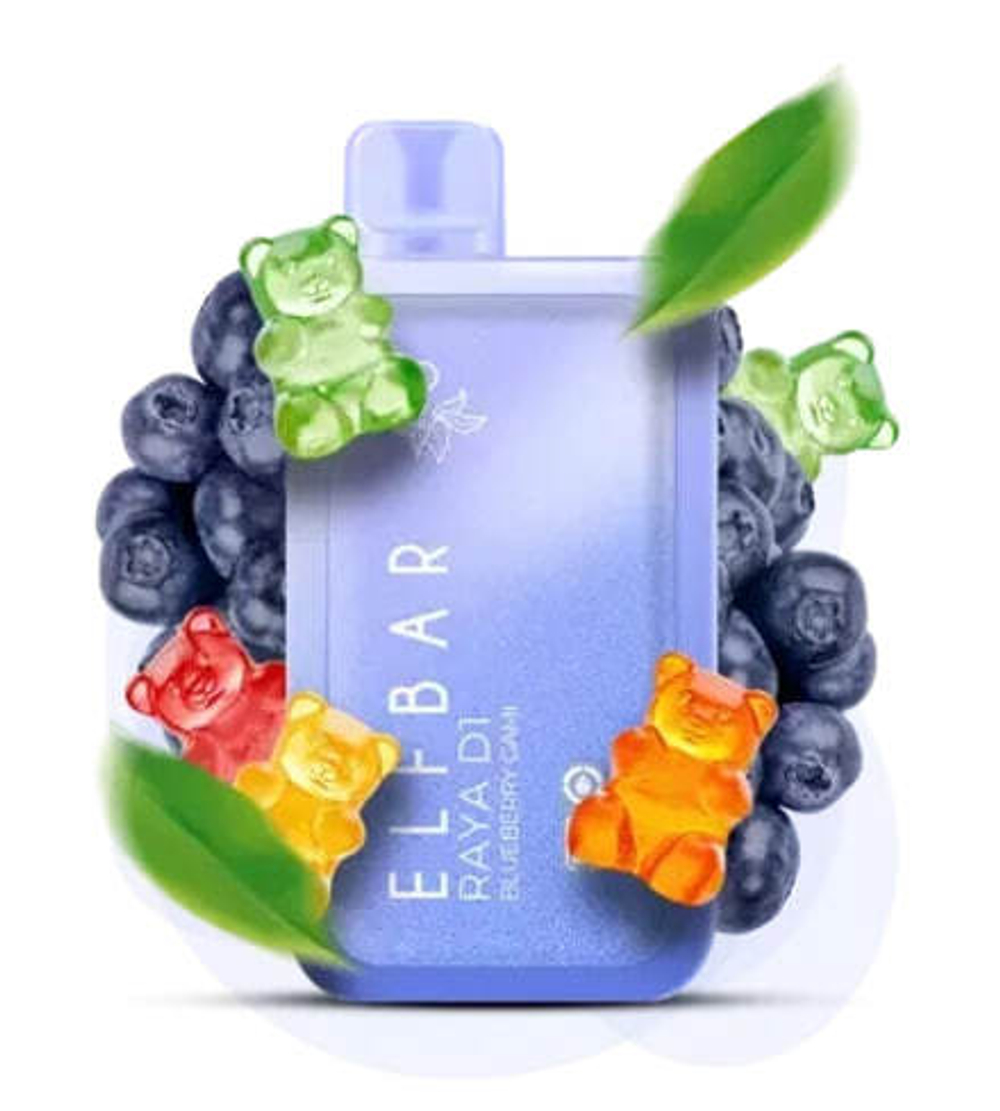 ELF BAR RAYA D1 - Blueberry Gami (5% nic)