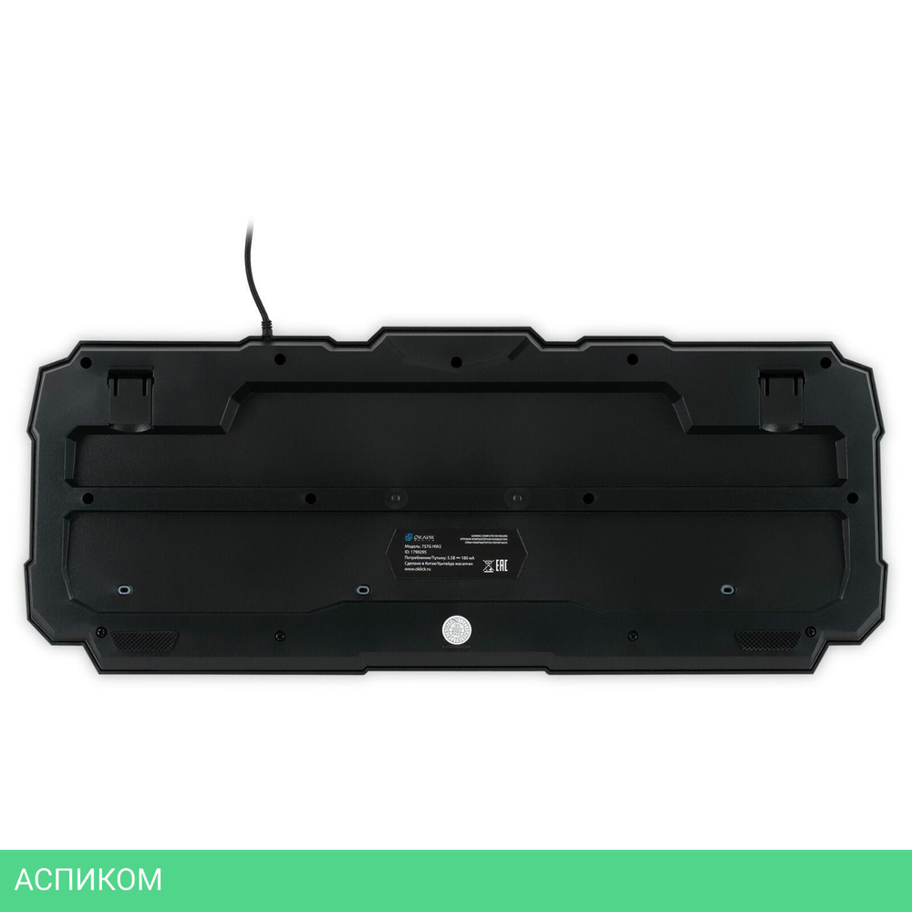 Клавиатура Oklick 757G HW2 черный (1790295)