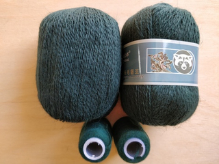 Изумруд, арт. 805, пух норки синяя этикетка