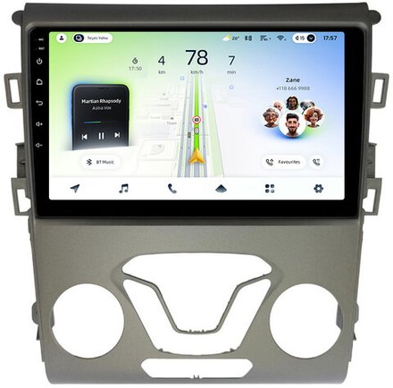 Магнитола для Ford Mondeo 5 2015-2020 - Teyes CC4L монитор 9" IPS на Android 14, Snapdragon 662, CarPlay, 4G SIM-слот