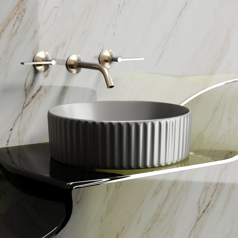 Рукомойник Ceramica Nova Element 36, см CN6057MH антрацит матовый