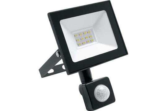 Прожектор LED с датчиком движения SFL80-20 IP65 20W 6400K черный SAFFIT