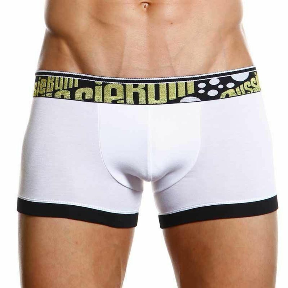 Мужские трусы хипсы Aussiebum Flaunt Hip Yellow &amp; White AB00277