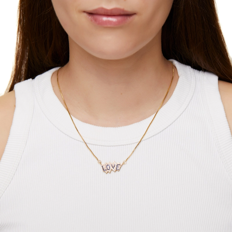 Колье Любовный Бум – Синее