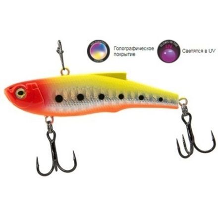 Виб ECOPRO Diana 70мм 15г 097-Yellow Clown