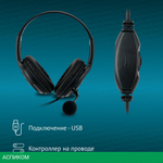 Гарнитура Oklick HS-M400 черный (1532019)