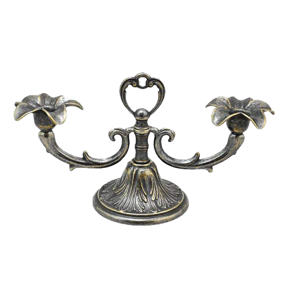 Alberti Livio Канделябр из латуни на 2 свечи