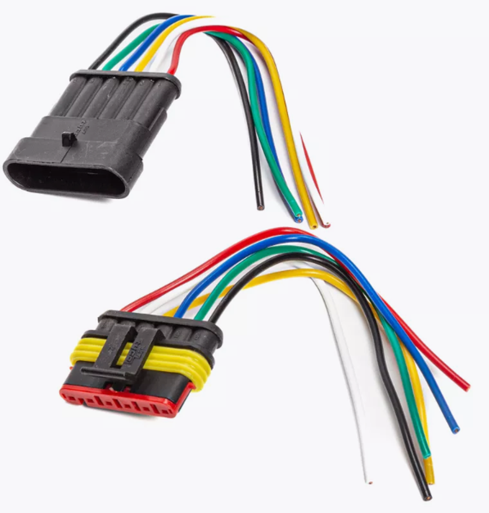 Разъем 6конт папа+мама ГЕРМЕТИЧНЫЙ Маяк МРГ-001-6-1.5  (1615м) 103039