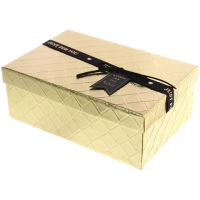 Коробка подарочная «Лучшие моменты» 21*14*8 см, Золото