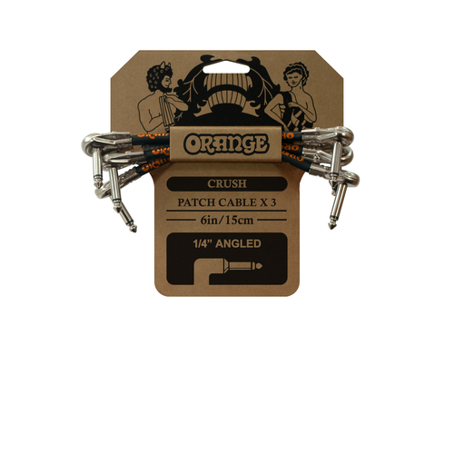 Orange Crush 6ft Patch Cable 3 pack
