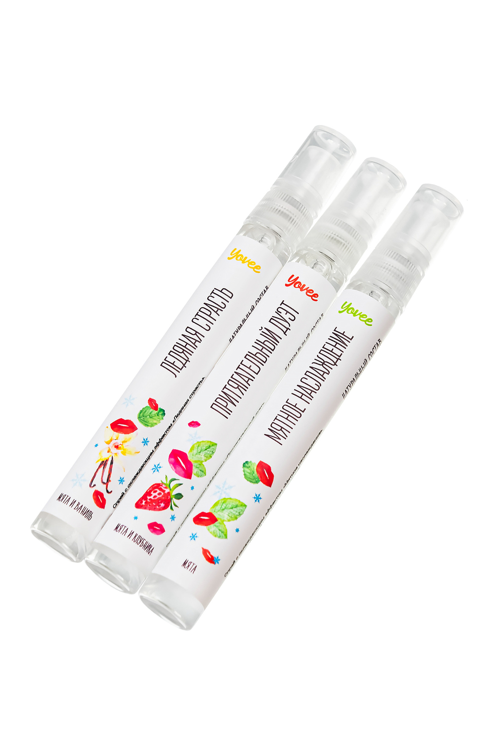 Оральный спрей Ледяная страсть со вкусом мяты и ванили охлаждающий 10 мл