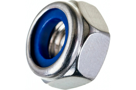 М10 Гайка со стоп. кольцом нерж. А2 DIN985 (30 шт.)