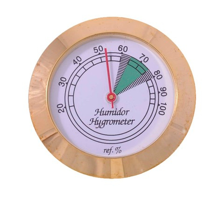 Гигрометр механический 35мм, золото 596-003