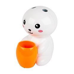 ULM-D160 12W-3000-6000K-DIM WHITE Светильник настольный светодиодный Заяц. с подставкой под канцелярские принадлежности. Сенсорный выключатель. Диммер. Белый. TM Uniel