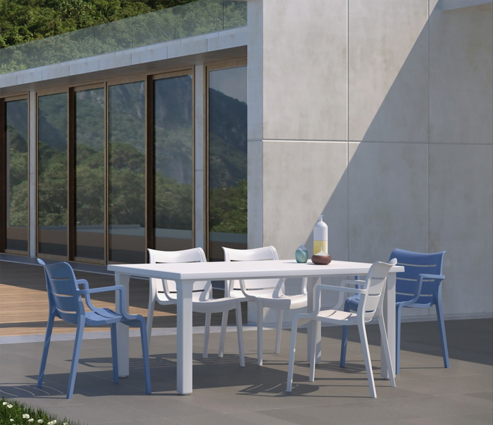 Стол пластиковый обеденный SCAB GIARDINO Ercole, лен