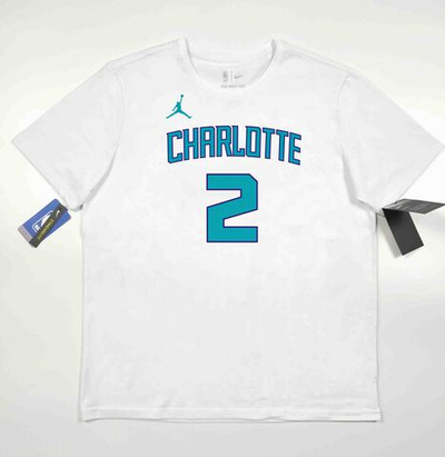 Футболка "Шарлот Хорнетс" с нанесением Ламело Болла
