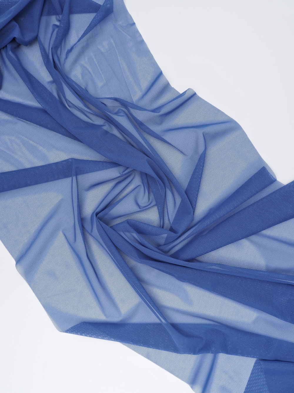 Сетка эластичная ультрамарин мелкая ячейка метражом (Турция)