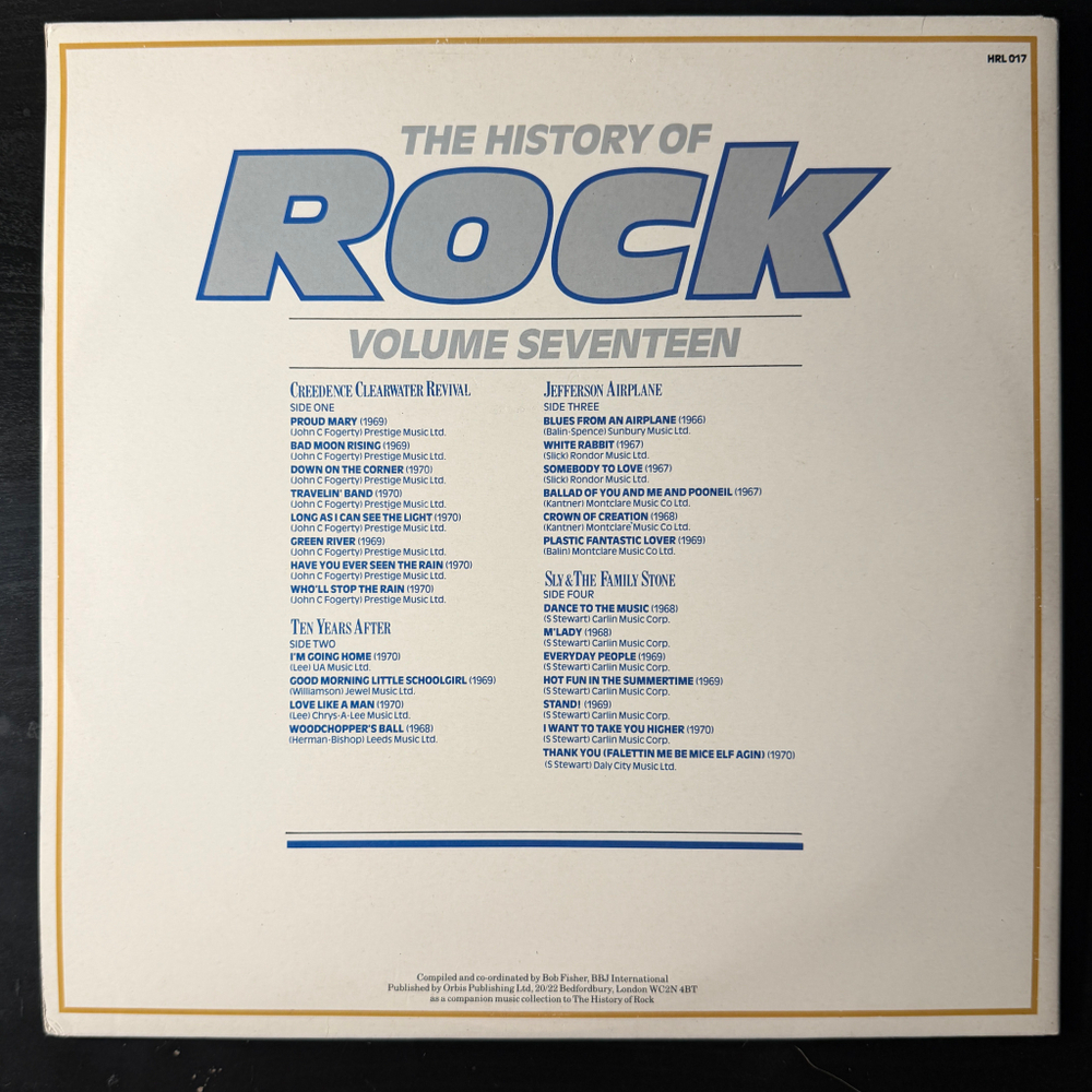 Сборник History Of Rock 17 2LP (Англия 1983г.)