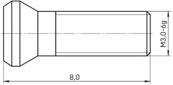 Винты для твердосплавных пластин SS-30080-MI