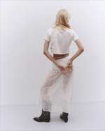 Lace Long Skirt Coconut Milk