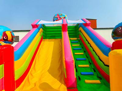 Коммерческий надувной батут-горка «Приключения рыбки 2» 7*4*5.5 м