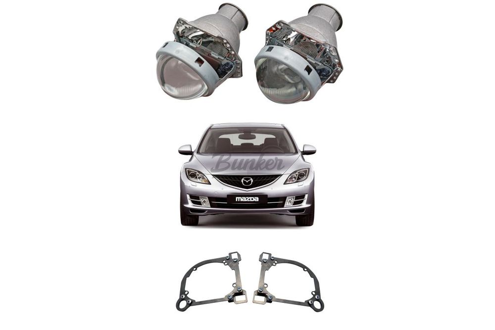 Готовый комплект для замены штатных линз Mazda 6 GH 2007-2009