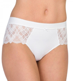 Трусы-шорты с резным кружевным краем сзади (Размер: 46) (Цвет: фиолетовый)