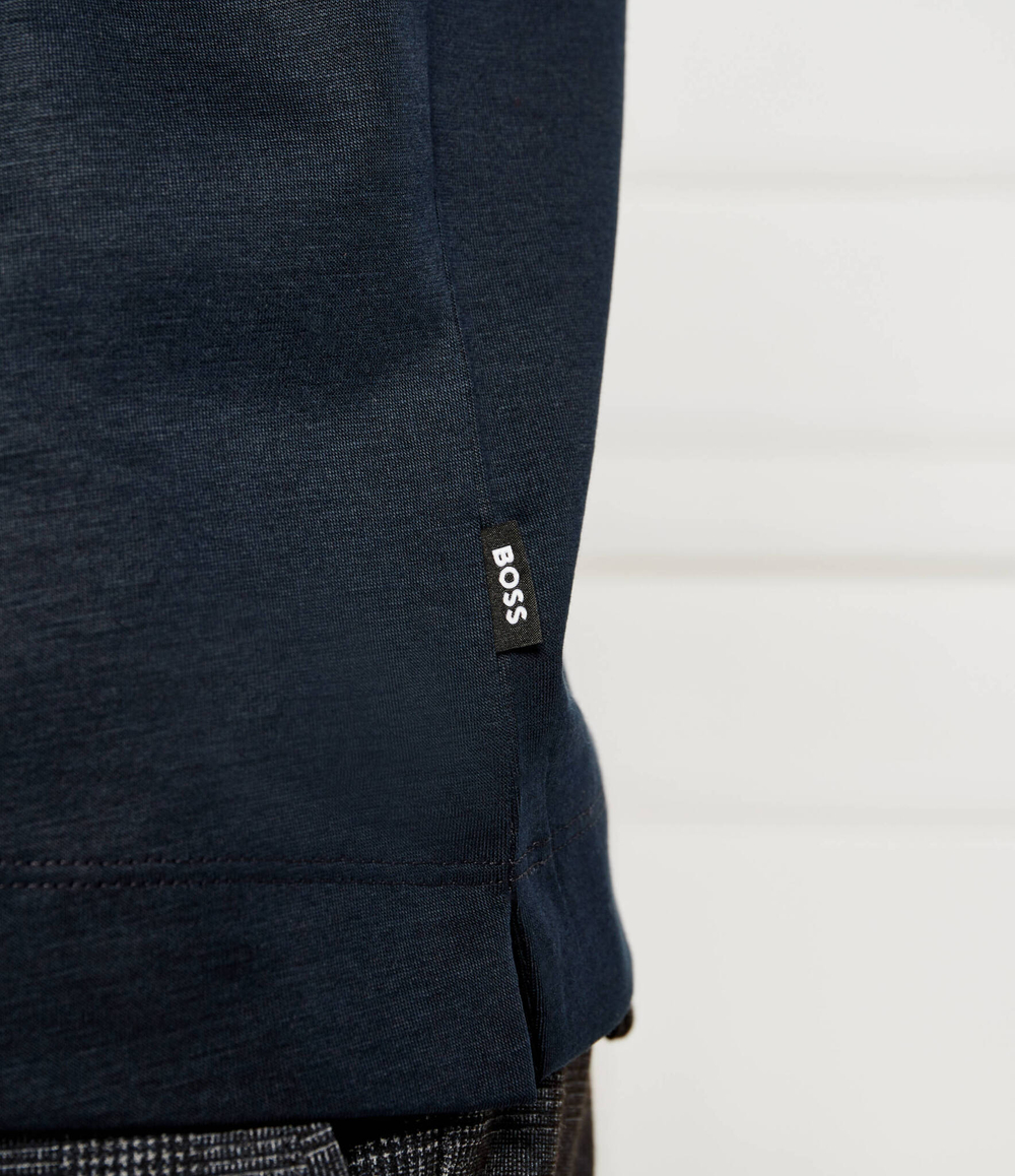 Поло Press 50 BOSS BLACK - темно-синий(50513657)