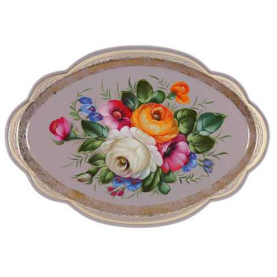 Zhostovo metal tray A11D210725142