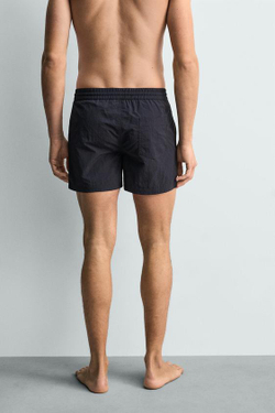 ZARA БАЗОВЫЕ ПЛАВКИ СРЕДНЕЙ ДЛИНЫ, МОРСКОЙ СИНИЙ