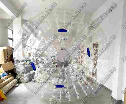 Гидро/аква зорб "Кристалл", ТПУ, диаметр 3 м, два входа